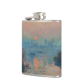クロードモネ – サンセットオンザセーヌアットラバコート フラスク (左)