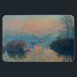 クロードモネ – サンセットオンザセーヌアットラバコート マグネット<br><div class="desc">Sunset on the Seine at Lavacourt,  Winter Effect / Soleil cochant sur la Seine a Lavacourt,  effet d'hiver - Claude Monet,  Canvas, 油1880</div>