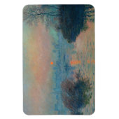 クロードモネ – サンセットオンザセーヌアットラバコート マグネット (縦)