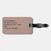 クロードモネ – サンセットオンザセーヌアットラバコート ラゲッジタグ (裏面横)