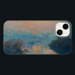 クロードモネ – サンセットオンザセーヌアットラバコート Case-Mate iPhone 14ケース<br><div class="desc">Sunset on the Seine at Lavacourt,  Winter Effect / Soleil cochant sur la Seine a Lavacourt,  effet d'hiver - Claude Monet,  Canvas, 油1880</div>