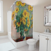 クロードモネ – サンフラワーズ シャワーカーテン (インサイチュ)