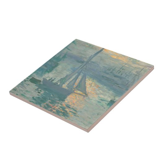 クロードモネ – サンライズ タイル (側面)