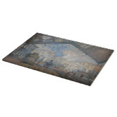 クロードモネ – サンラザレステーションエクステリアビュー カッティングボード (角)