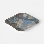 クロードモネ – サンラザレステーションエクステリアビュー ペーパープレート (傾斜あり)