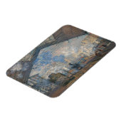 クロードモネ – サンラザール駅の外部ビュー マグネット (左側)