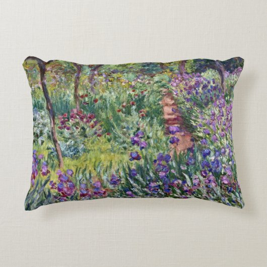 クロードモネ – ザアーティストガーデンアットジバニー アクセントクッション (正面)
