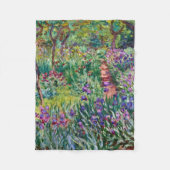 クロードモネ – ザアーティストガーデンアットジバニー フリースブランケット (正面)