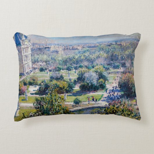 クロードモネ – ザチュイルリーガーデンズ アクセントクッション (正面)