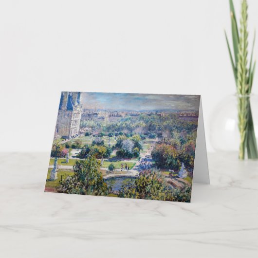 クロードモネ – ザチュイルリーガーデンズ カード (正面)