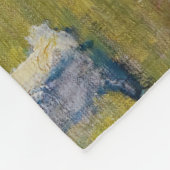 クロードモネ – ザチュイルリーガーデンズ フリースブランケット (角)