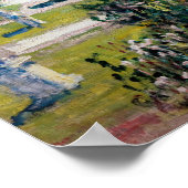 クロードモネ – ザチュイルリーガーデンズ ポスター (角)