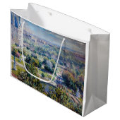 クロードモネ – ザチュイルリーガーデンズ ラージペーパーバッグ (正面アングル)