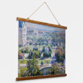 クロードモネ – ザチュイルリーガーデンズ 吊り下げ型タペストリー (傾斜あり)