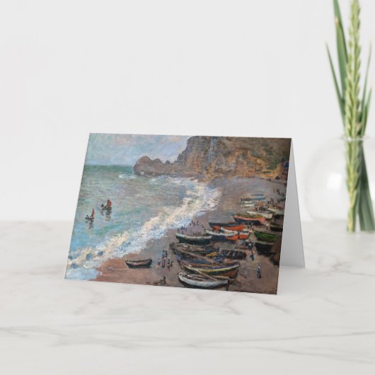 クロードモネ – ザビーチアットエレット カード (正面)