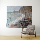 クロードモネ – ザビーチアットエレット タペストリー (インサイチュ(横))