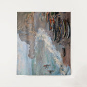 クロードモネ – ザビーチアットエレット タペストリー (正面)