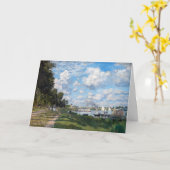 クロードモネ – ザベインアットアルジェンテウイル カード (黄色い花)