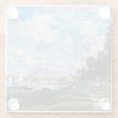 クロードモネ – ザベインアットアルジェンテウイル ガラスコースター (裏面)