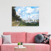 クロードモネ – ザベインアットアルジェンテウイル キャンバスプリント (インサイチュ (リビング))