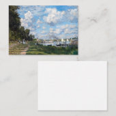 クロードモネ – ザベインアットアルジェンテウイル ノートカード (正面/裏面)