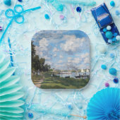 クロードモネ – ザベインアットアルジェンテウイル ペーパープレート (パーティー)