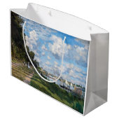 クロードモネ – ザベインアットアルジェンテウイル ラージペーパーバッグ (裏面アングル)