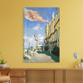 クロードモネ |ザホテルデロッシュノイア キャンバスプリント (インサイチュ (リビング))