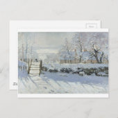 クロードモネ – ザマグパイクラシック絵画ズ ポストカード (正面/裏面)