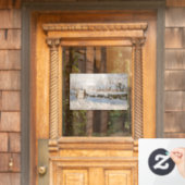 クロードモネ – ザマグピー ウィンドウサイン (ホームデコレーション)