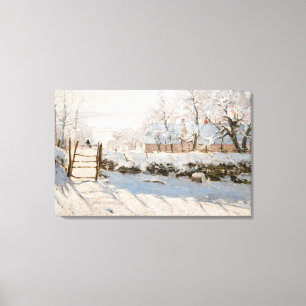 クロードモネ – ザマグピー キャンバスプリント