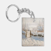 クロードモネ – ザマグピー キーホルダー (正面左)