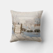 クロードモネ – ザマグピー クッション (裏面)