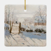 クロードモネ – ザマグピー セラミックオーナメント (裏面)