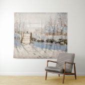 クロードモネ – ザマグピー タペストリー (インサイチュ(横))