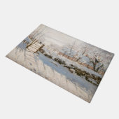 クロードモネ – ザマグピー ドアマット (アングル)