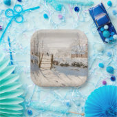 クロードモネ – ザマグピー ペーパープレート (パーティー)