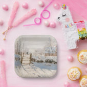 クロードモネ – ザマグピー ペーパープレート (パーティー)