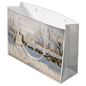 クロードモネ – ザマグピー ラージペーパーバッグ (裏面アングル)