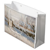 クロードモネ – ザマグピー ラージペーパーバッグ (正面アングル)