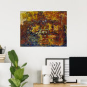 クロードモネ – ザ日本のフットブリッジ ポスター (ホームオフィス)