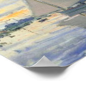 クロードモネ – シルボートアットルプティゲネビリエ ポスター (角)