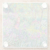 クロードモネ – ジアイリスガーデンアットジヴェルニー ガラスコースター (裏面)