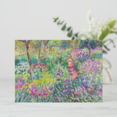 クロードモネ – ジアイリスガーデンアットジヴェルニー サンキューカード (スタンド正面)