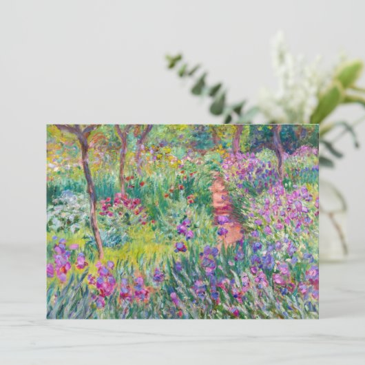 クロードモネ – ジアイリスガーデンアットジヴェルニー サンキューカード (スタンド正面)