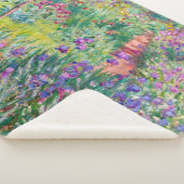 クロードモネ – ジアイリスガーデンアットジヴェルニー シェルパブランケット (3/4)