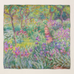 クロードモネ – ジアイリスガーデンアットジヴェルニー スカーフ<br><div class="desc">ジヴェルニーのアイリスガーデン/ The Artist's Garden at Giverny - Claude Monet, 1899-1900</div>