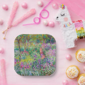 クロードモネ – ジアイリスガーデンアットジヴェルニー ペーパープレート (パーティー)