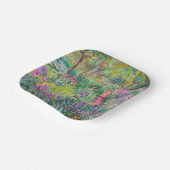 クロードモネ – ジアイリスガーデンアットジヴェルニー ペーパープレート (傾斜あり)