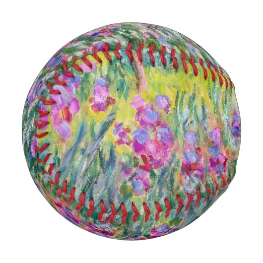 クロードモネ – ジアイリスガーデンアットジヴェルニー 野球ボール (正面左)